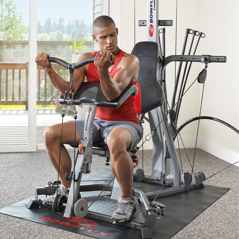 Preacher Curl Attachment Shown on Xtreme 2 SE - expanded view