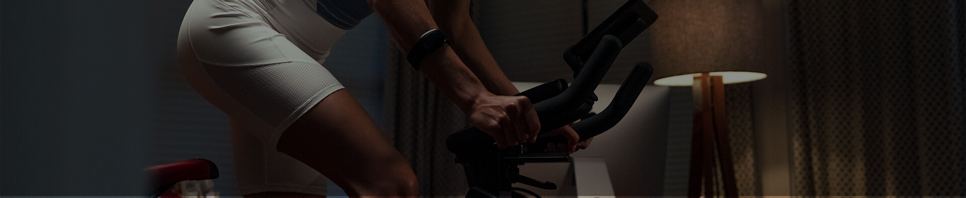 A woman using the Bowflex C6 Bike