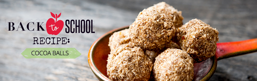 Back to School Recipe: Cocoa Balls