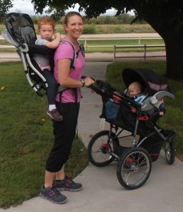 Erin Geared up for Walking