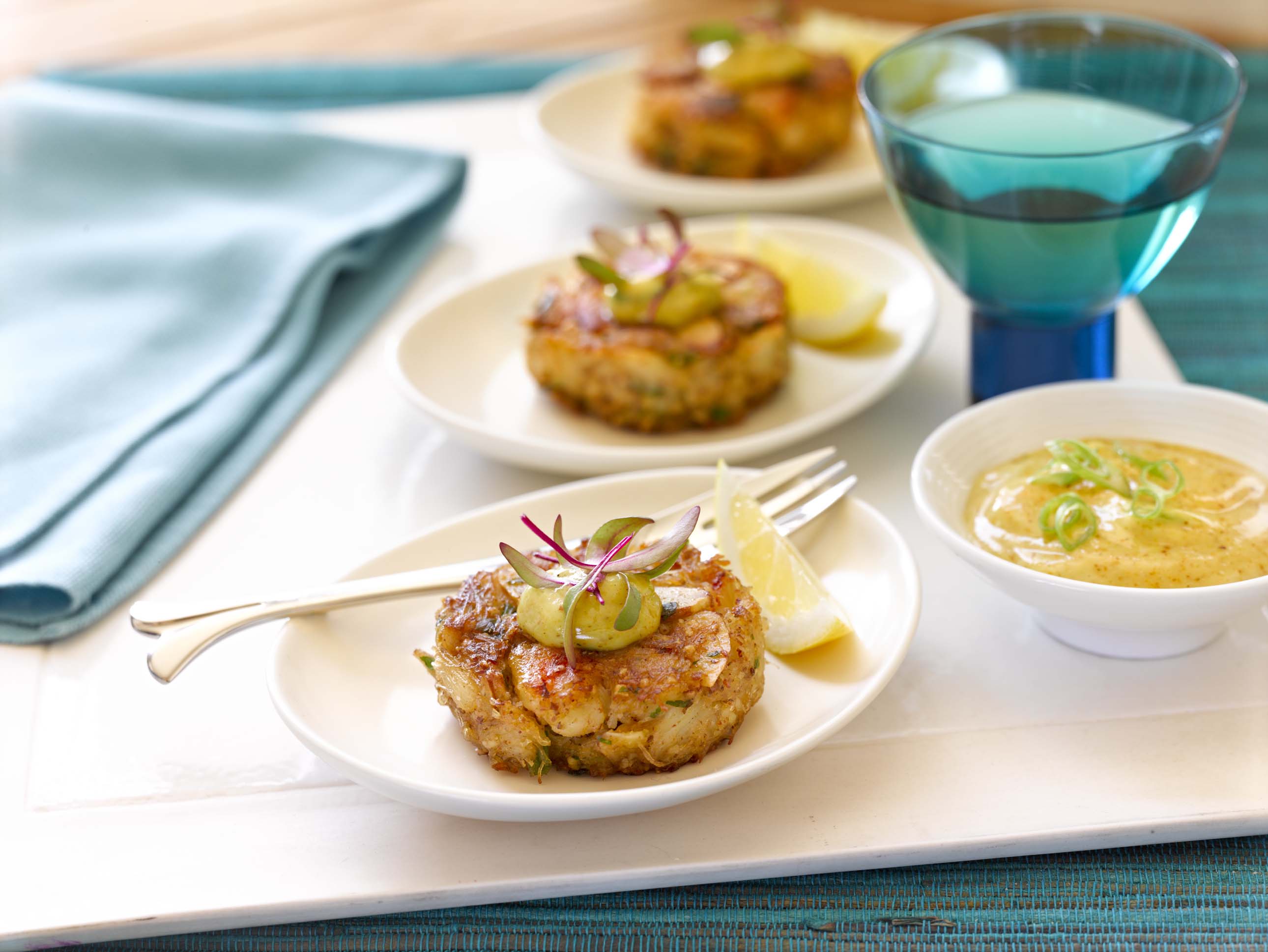 Gluten Free Chesapeake Crab Cakes with Almond Aioli