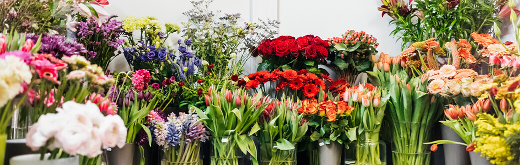 Boquets of flowers