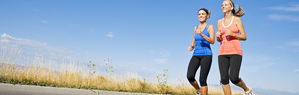 female joggers