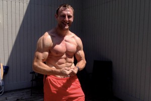 Dr. Nadolsky Flexes his upper body