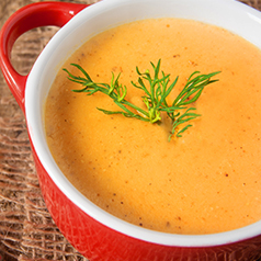 Pumpkin Red Lentil Soup closeup