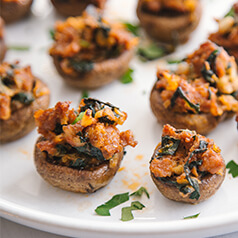 stuffed mushrooms