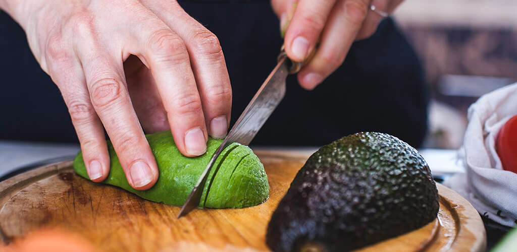 sliced avocado