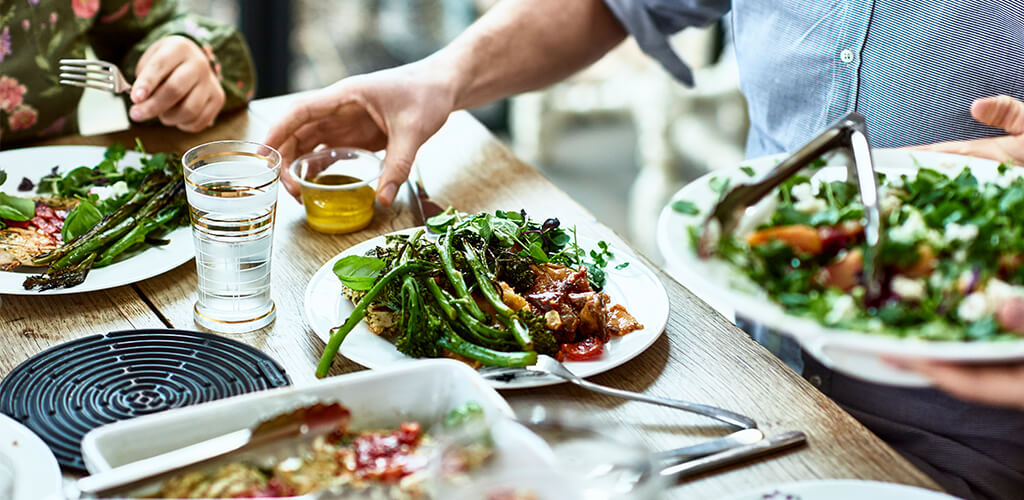 cooked vegetables on a plate